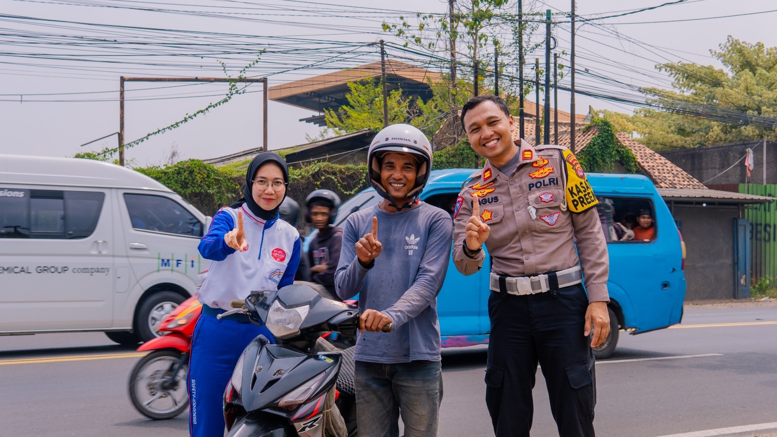 Honda Banten Kolaborasi dengan Kepolisian, Edukasi Pengendara di Area Rawan Kecelakaan